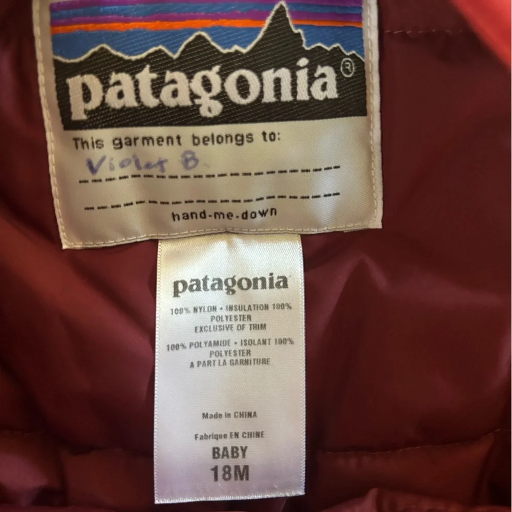 Patagonia Pink Kids Snow Bib Overalls